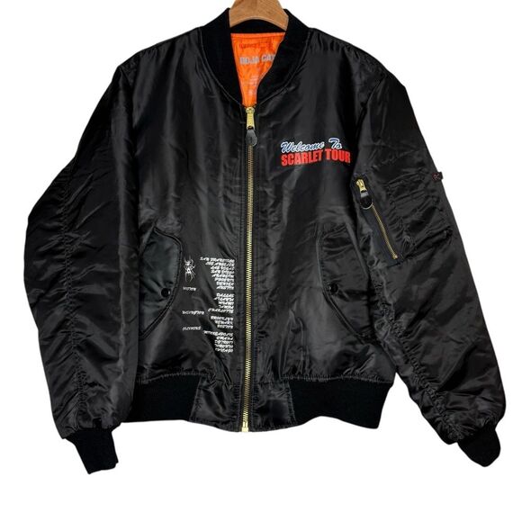 Doja Cat Official The Scarlet Tour Merch Bomber Jacket Men’s Sz M